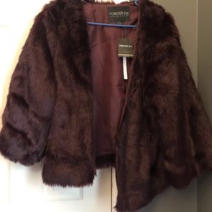 Oversized Faux Fur Coat